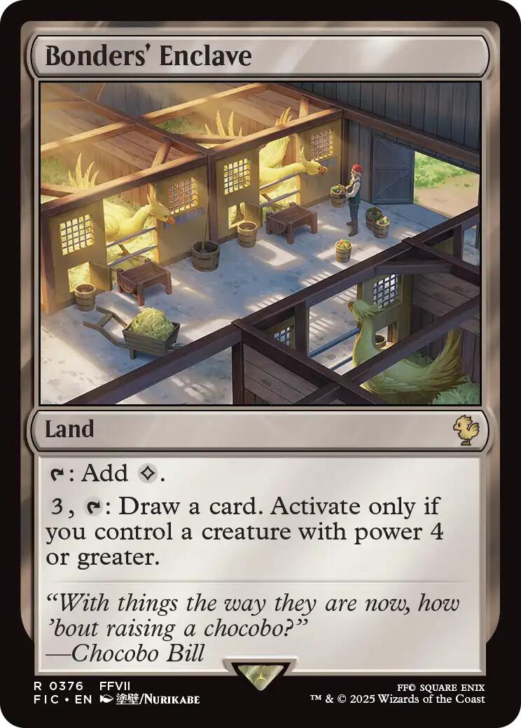 Bonders' Enclave (Surge Foil) [FINAL FANTASY Commander] | Card Citadel