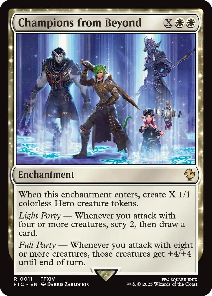 Champions from Beyond (Surge Foil) [FINAL FANTASY Commander] | Card Citadel