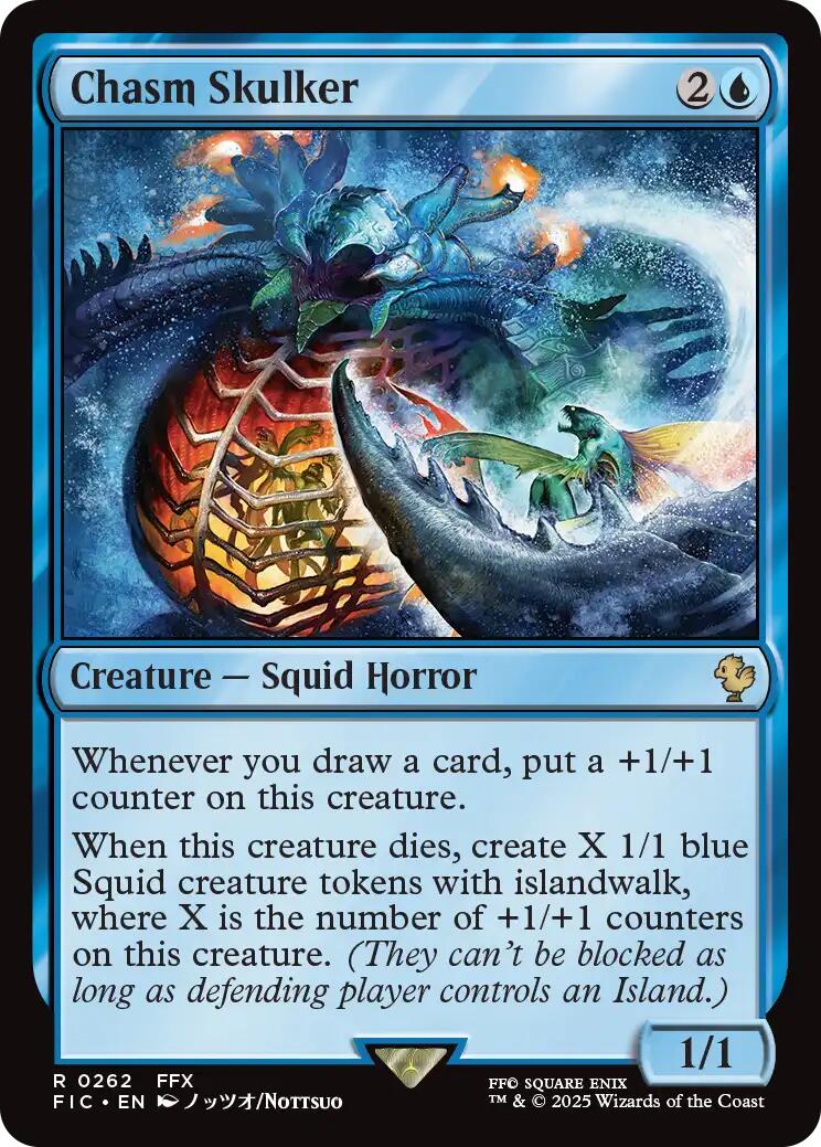 Chasm Skulker (Surge Foil) [FINAL FANTASY Commander] | Card Citadel