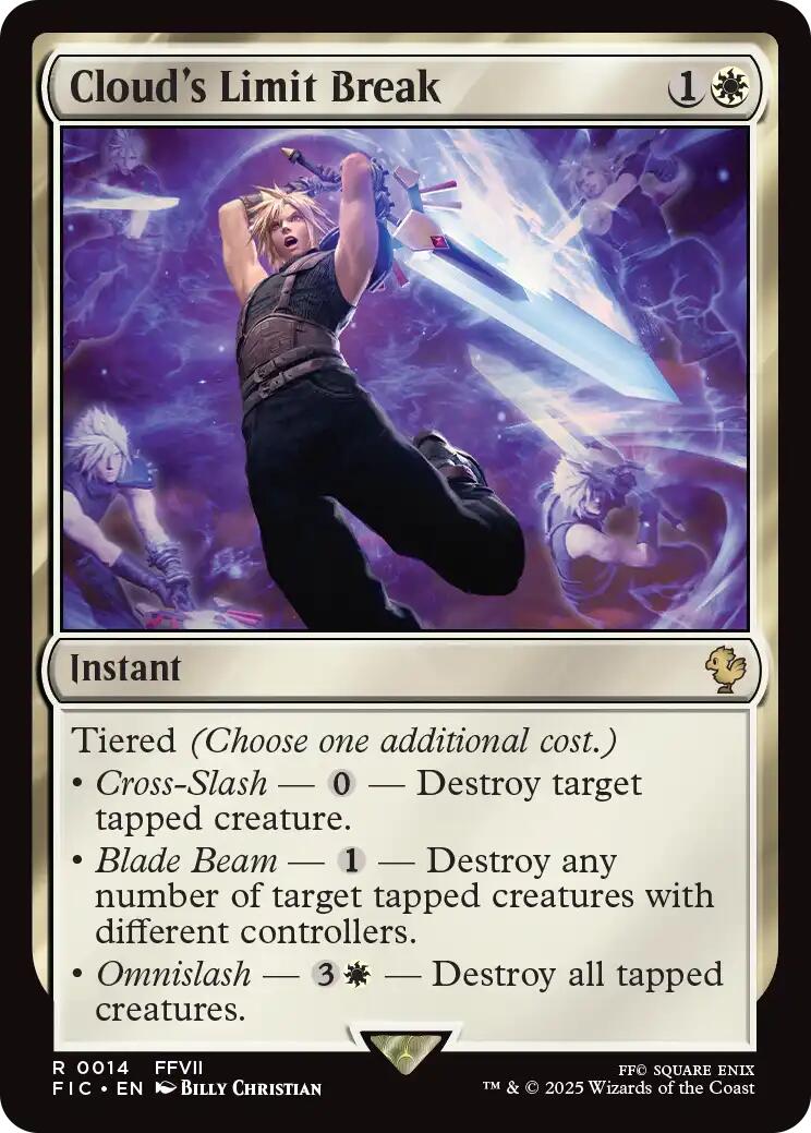 Cloud's Limit Break (Surge Foil) [FINAL FANTASY Commander] | Card Citadel