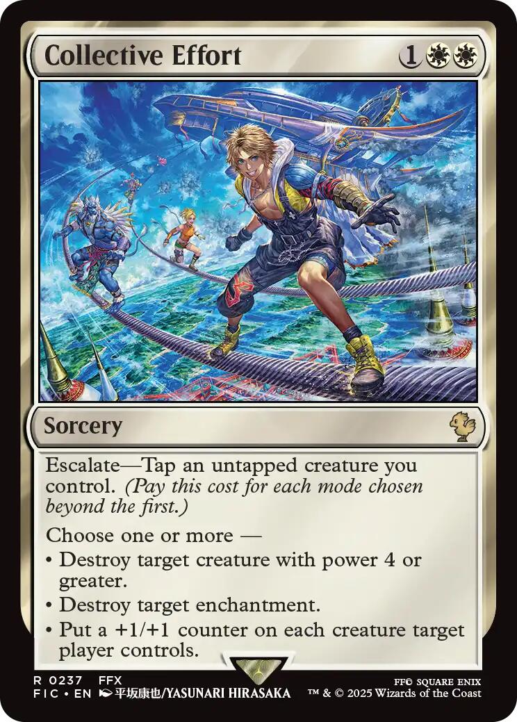 Collective Effort (Surge Foil) [FINAL FANTASY Commander] | Card Citadel