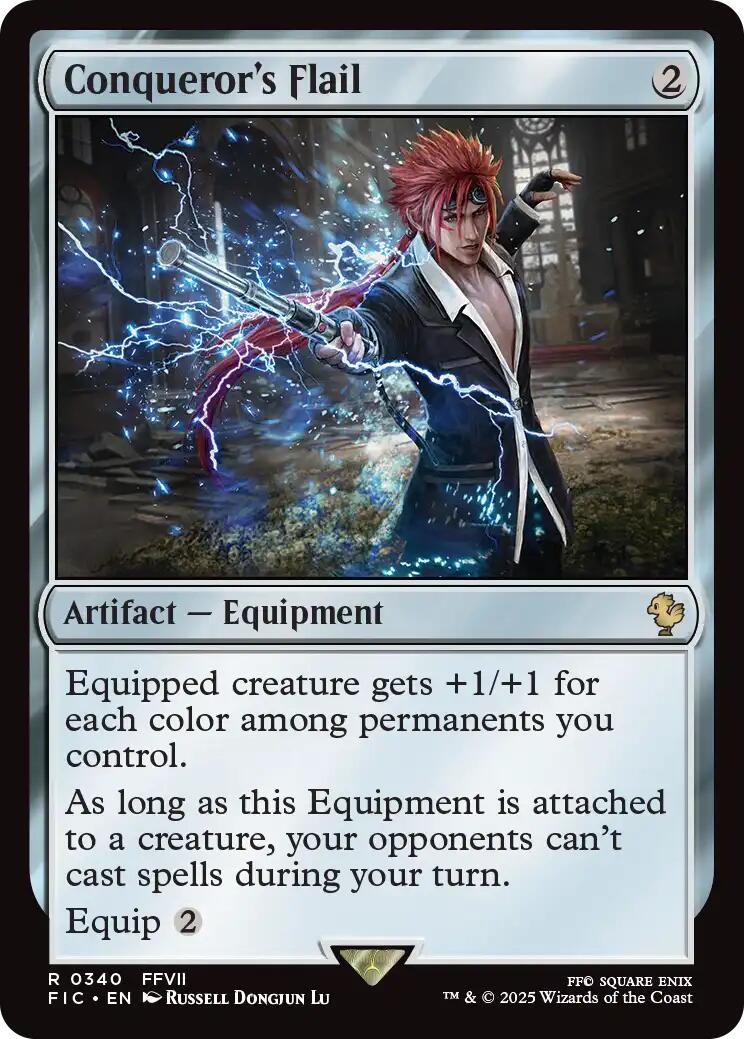 Conqueror's Flail (Surge Foil) [FINAL FANTASY Commander] | Card Citadel