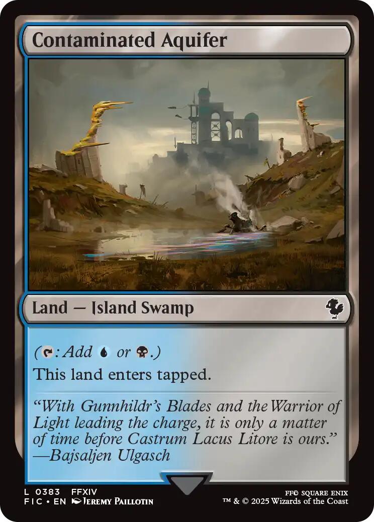 Contaminated Aquifer (Surge Foil) [FINAL FANTASY Commander] | Card Citadel