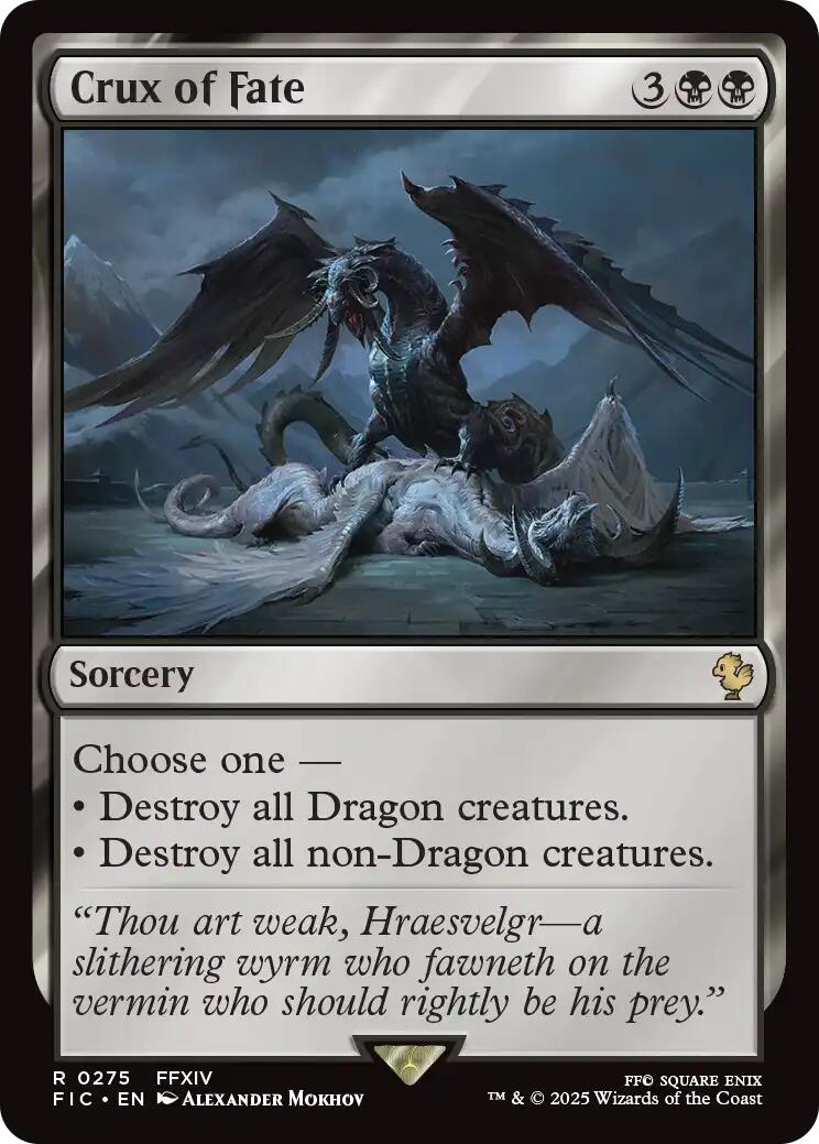 Crux of Fate (Surge Foil) [FINAL FANTASY Commander] | Card Citadel
