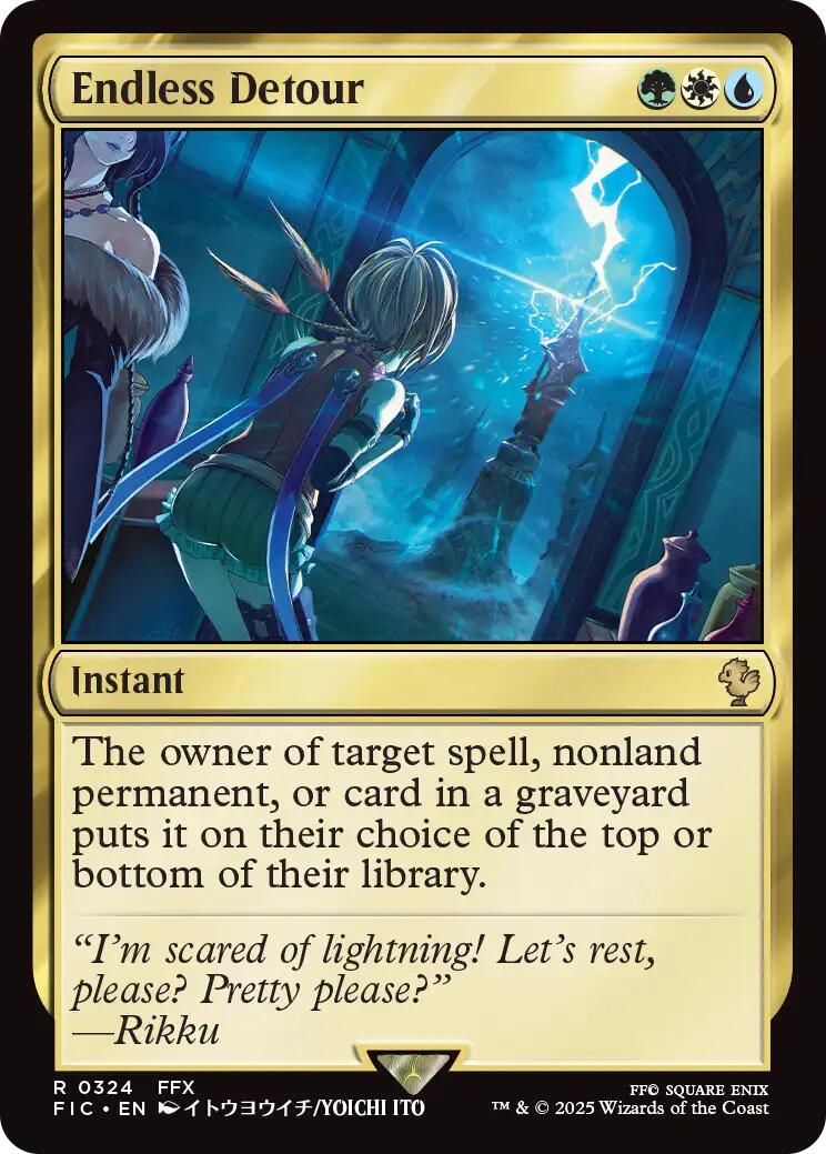 Endless Detour (Surge Foil) [FINAL FANTASY Commander] | Card Citadel