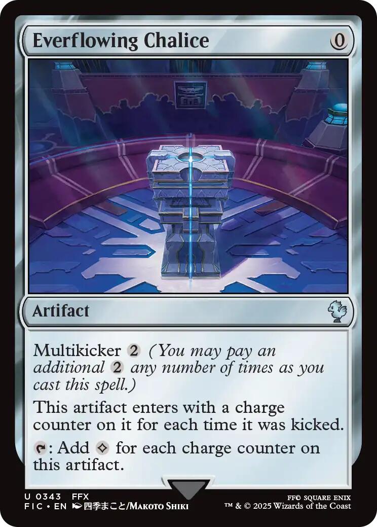 Everflowing Chalice (Surge Foil) [FINAL FANTASY Commander] | Card Citadel