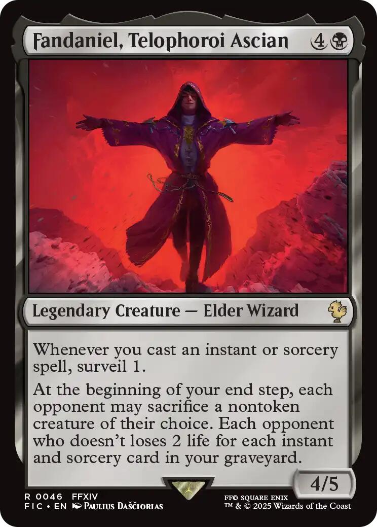 Fandaniel, Telophoroi Ascian (Surge Foil) [FINAL FANTASY Commander] | Card Citadel