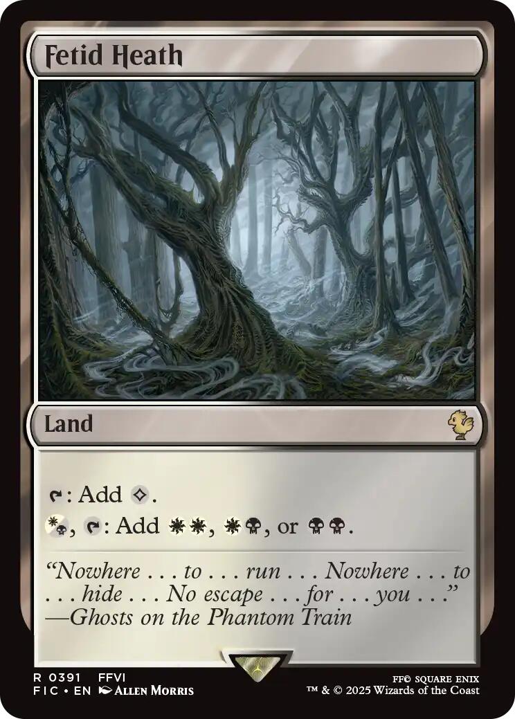 Fetid Heath (Surge Foil) [FINAL FANTASY Commander] | Card Citadel