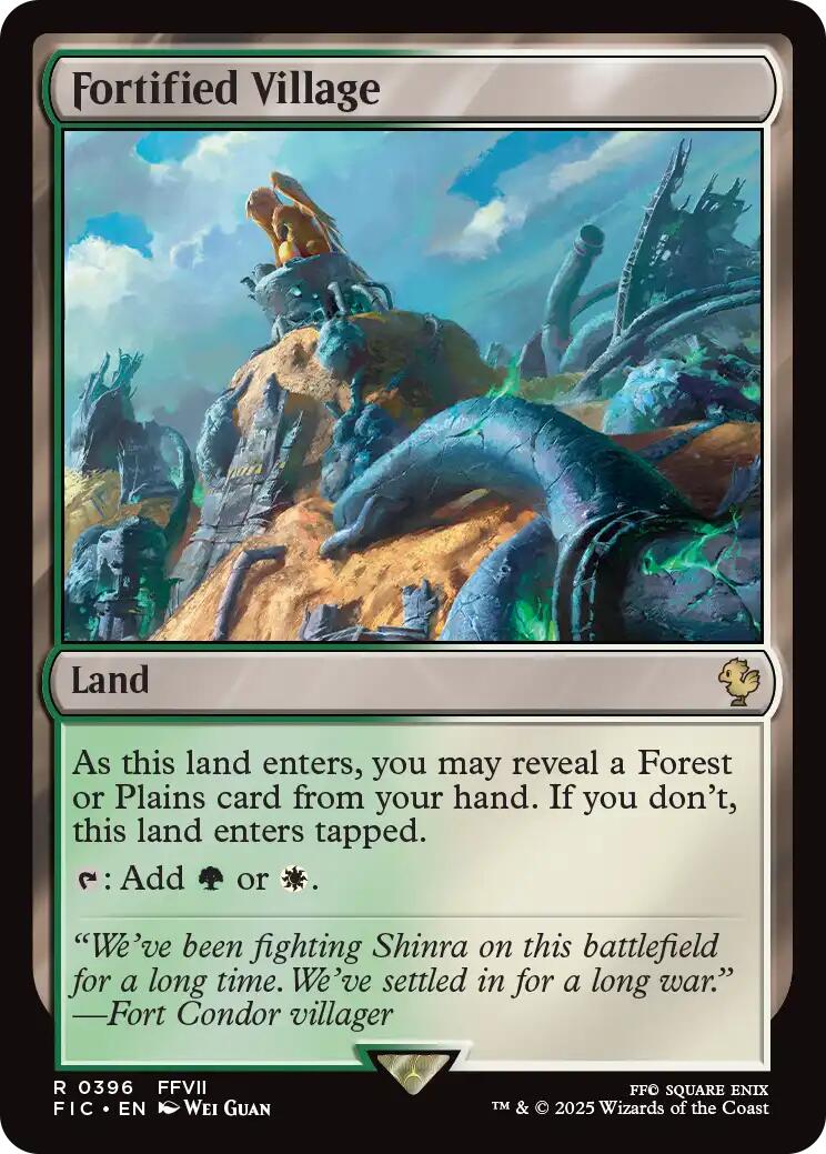 Fortified Village (Surge Foil) [FINAL FANTASY Commander] | Card Citadel