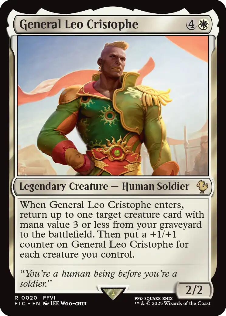 General Leo Cristophe (Surge Foil) [FINAL FANTASY Commander] | Card Citadel