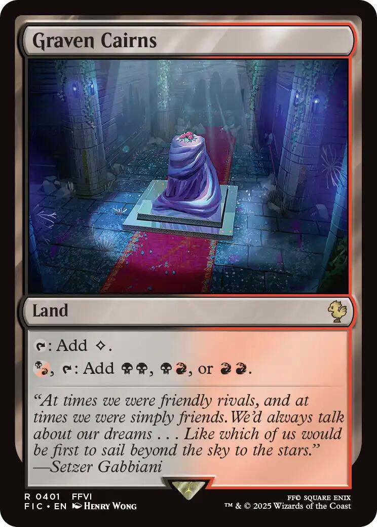 Graven Cairns (Surge Foil) [FINAL FANTASY Commander] | Card Citadel