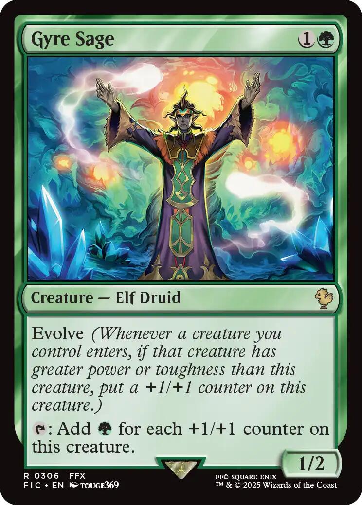 Gyre Sage (Surge Foil) [FINAL FANTASY Commander] | Card Citadel