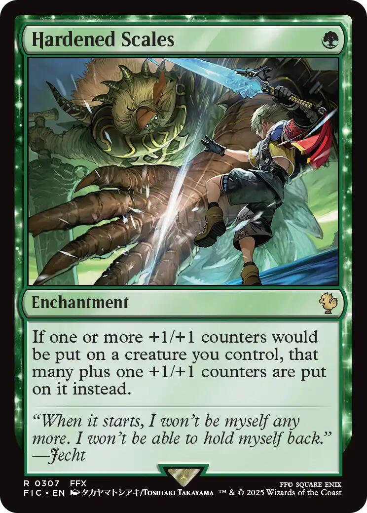 Hardened Scales (Surge Foil) [FINAL FANTASY Commander] | Card Citadel