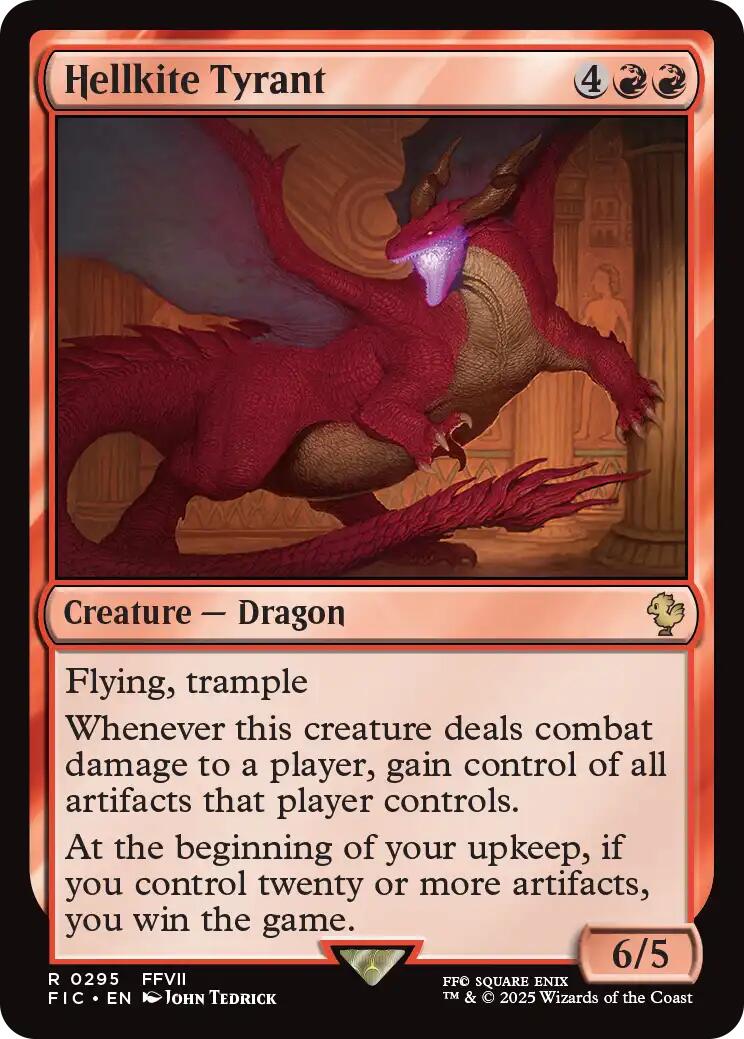 Hellkite Tyrant (Surge Foil) [FINAL FANTASY Commander] | Card Citadel