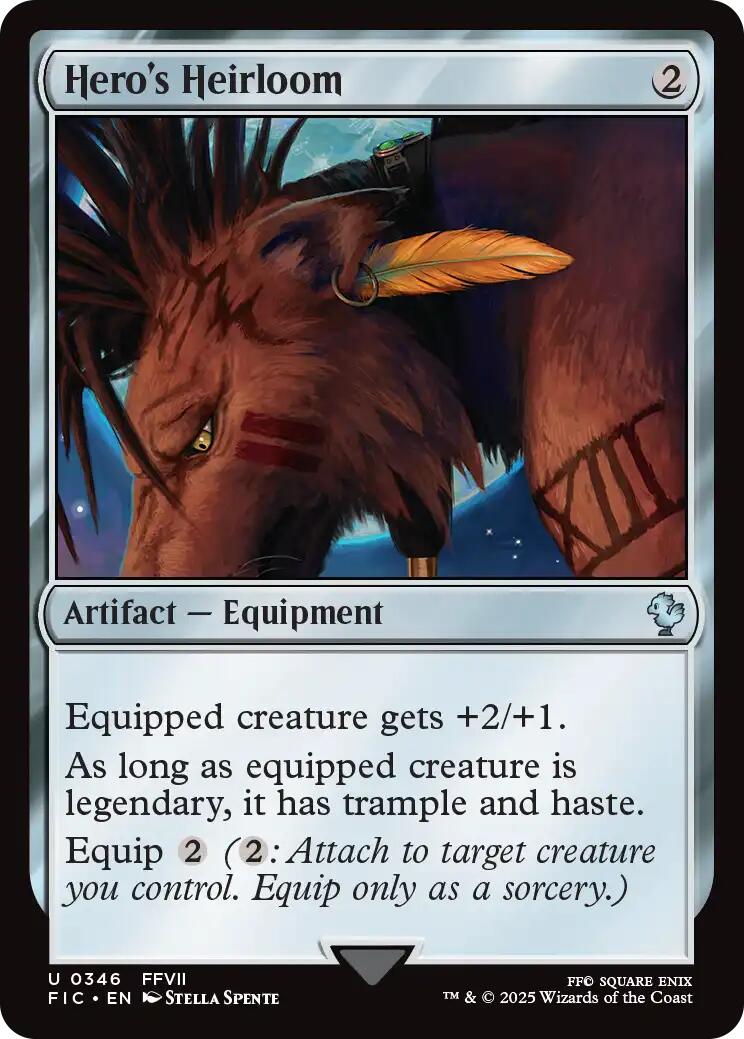 Hero's Heirloom (Surge Foil) [FINAL FANTASY Commander] | Card Citadel