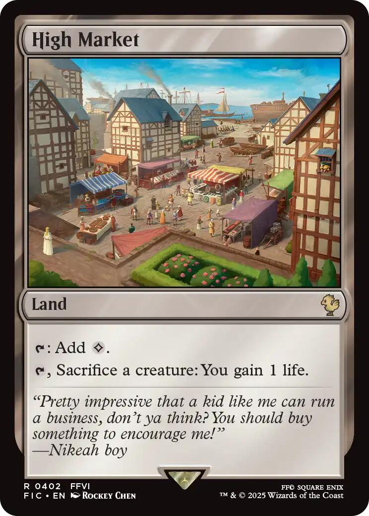 High Market (Surge Foil) [FINAL FANTASY Commander] | Card Citadel