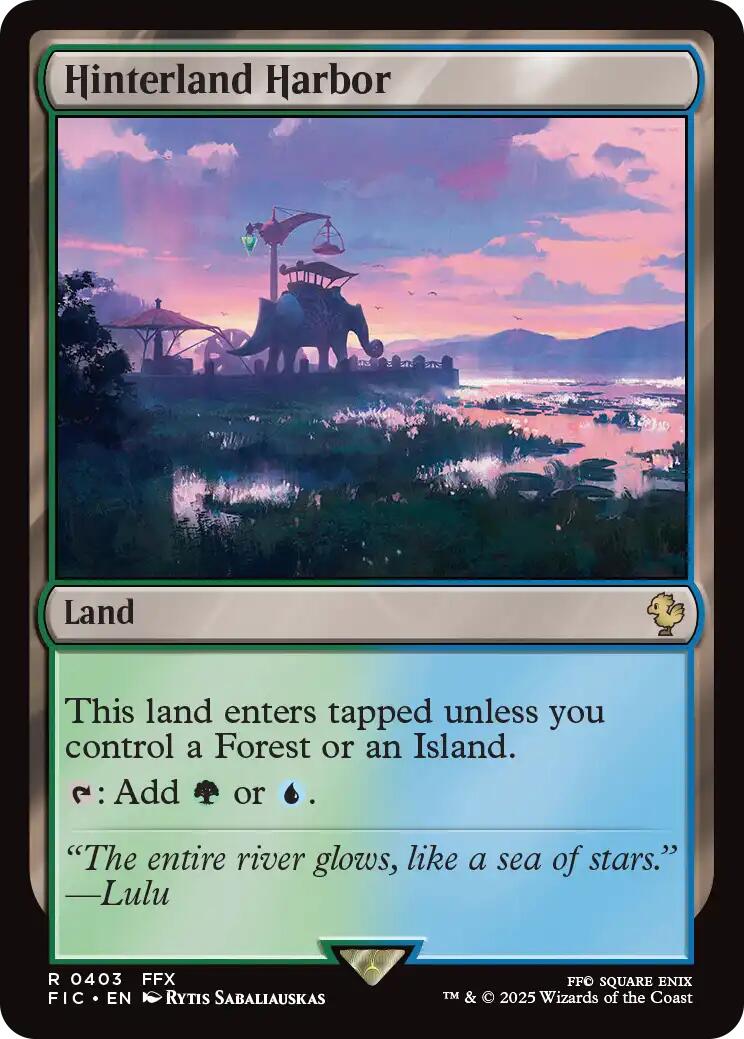 Hinterland Harbor (Surge Foil) [FINAL FANTASY Commander] | Card Citadel