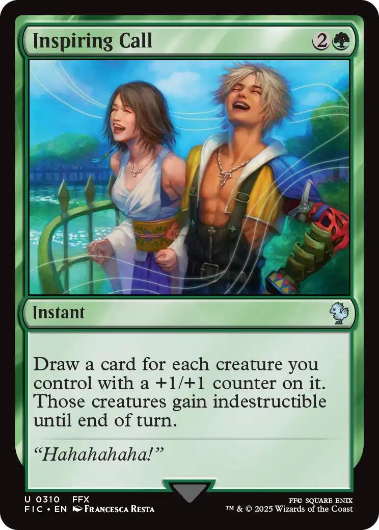 Inspiring Call (Surge Foil) [FINAL FANTASY Commander] | Card Citadel
