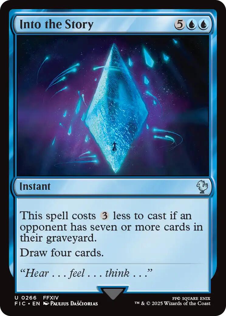 Into the Story (Surge Foil) [FINAL FANTASY Commander] | Card Citadel