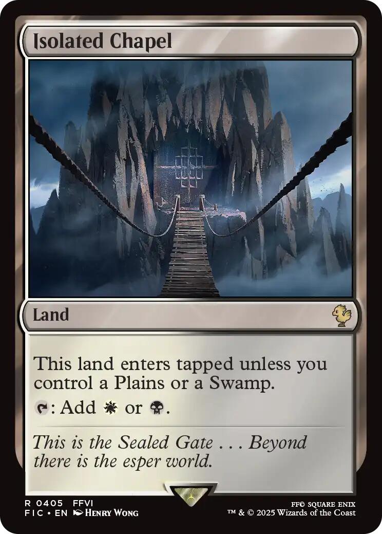 Isolated Chapel (Surge Foil) [FINAL FANTASY Commander] | Card Citadel