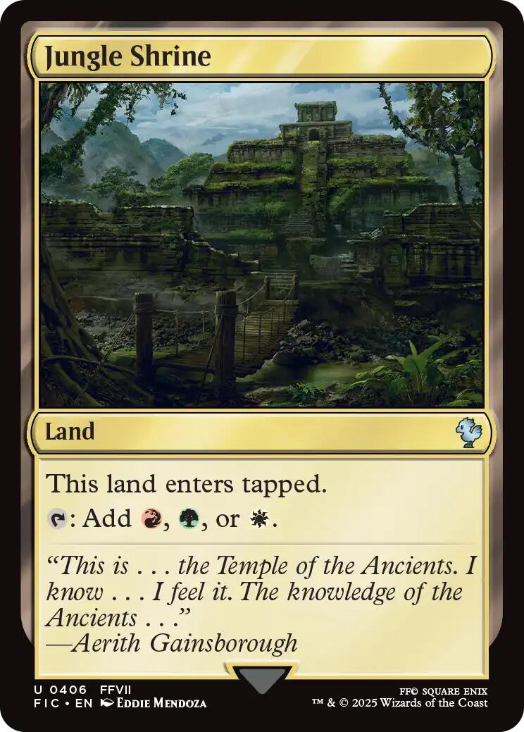 Jungle Shrine (Surge Foil) [FINAL FANTASY Commander] | Card Citadel