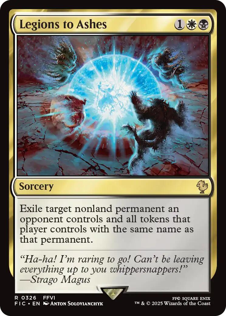 Legions to Ashes (Surge Foil) [FINAL FANTASY Commander] | Card Citadel