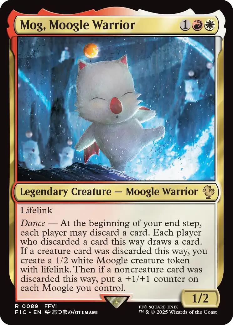Mog, Moogle Warrior (Surge Foil) [FINAL FANTASY Commander] | Card Citadel