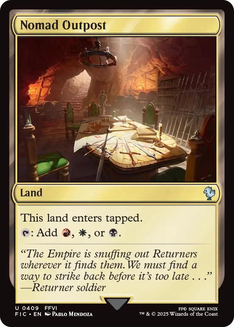 Nomad Outpost (Surge Foil) [FINAL FANTASY Commander] | Card Citadel