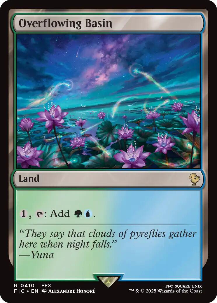 Overflowing Basin (Surge Foil) [FINAL FANTASY Commander] | Card Citadel