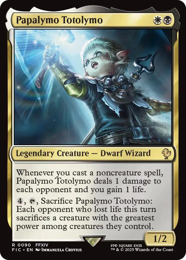 Papalymo Totolymo (Surge Foil) [FINAL FANTASY Commander] | Card Citadel
