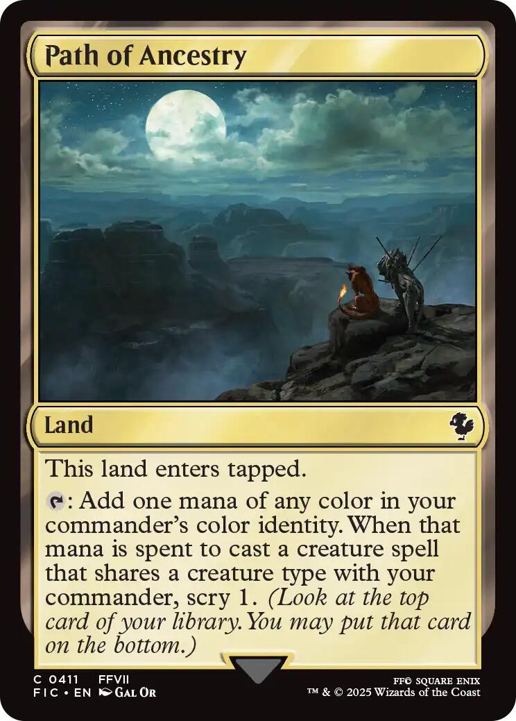 Path of Ancestry (Surge Foil) [FINAL FANTASY Commander] | Card Citadel