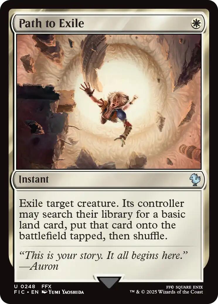 Path to Exile (Surge Foil) [FINAL FANTASY Commander] | Card Citadel