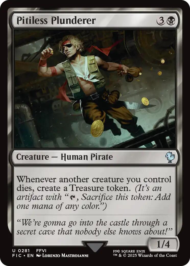 Pitiless Plunderer (Surge Foil) [FINAL FANTASY Commander] | Card Citadel