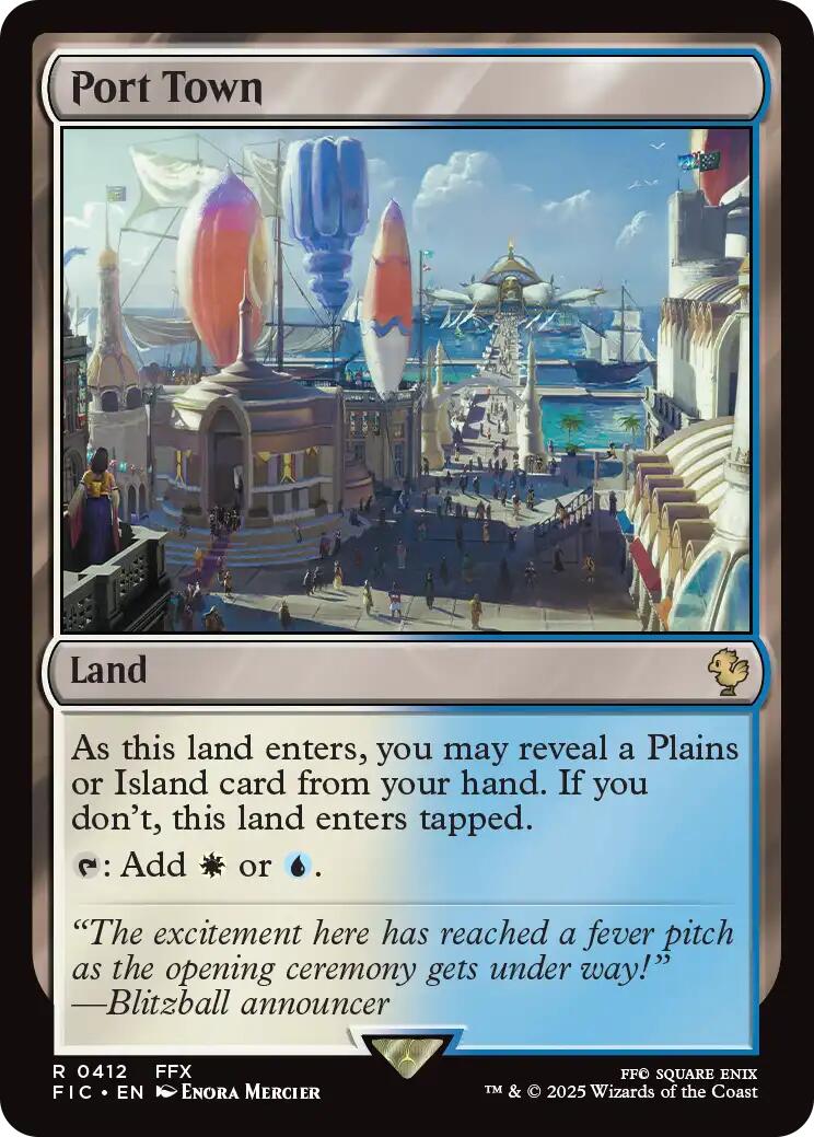 Port Town (Surge Foil) [FINAL FANTASY Commander] | Card Citadel