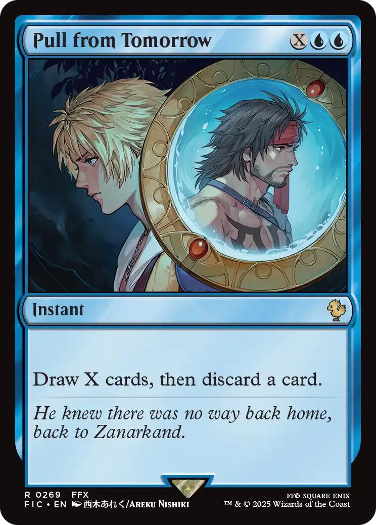Pull from Tomorrow (Surge Foil) [FINAL FANTASY Commander] | Card Citadel