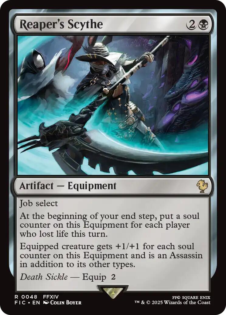 Reaper's Scythe (Surge Foil) [FINAL FANTASY Commander] | Card Citadel