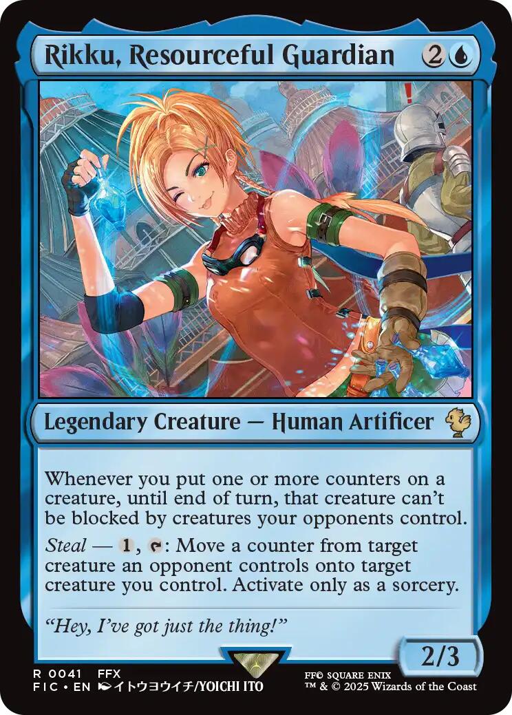 Rikku, Resourceful Guardian (Surge Foil) [FINAL FANTASY Commander] | Card Citadel