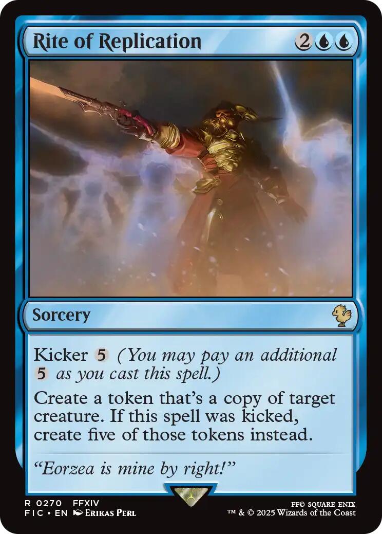 Rite of Replication (Surge Foil) [FINAL FANTASY Commander] | Card Citadel