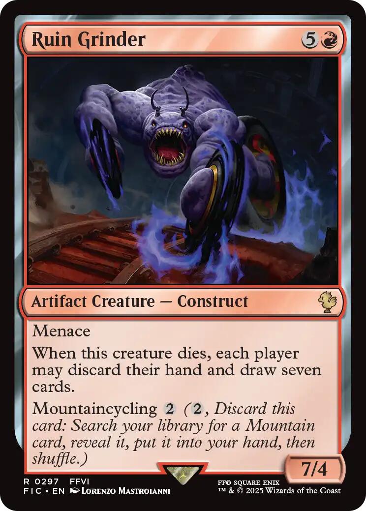 Ruin Grinder (Surge Foil) [FINAL FANTASY Commander] | Card Citadel