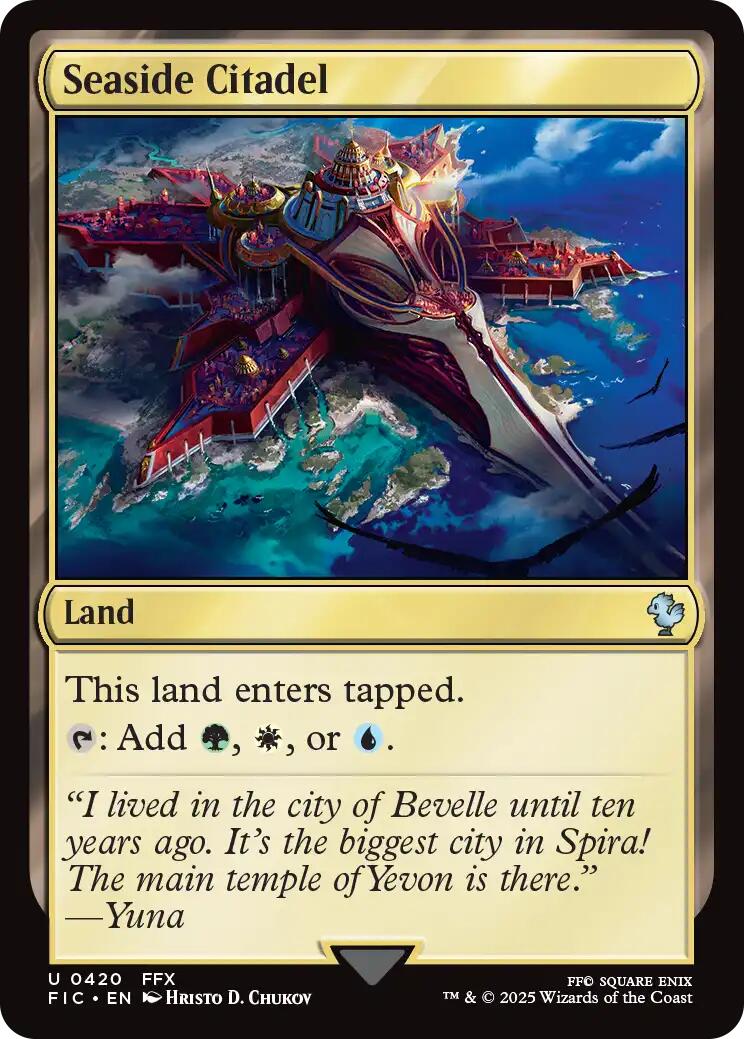 Seaside Citadel (Surge Foil) [FINAL FANTASY Commander] | Card Citadel