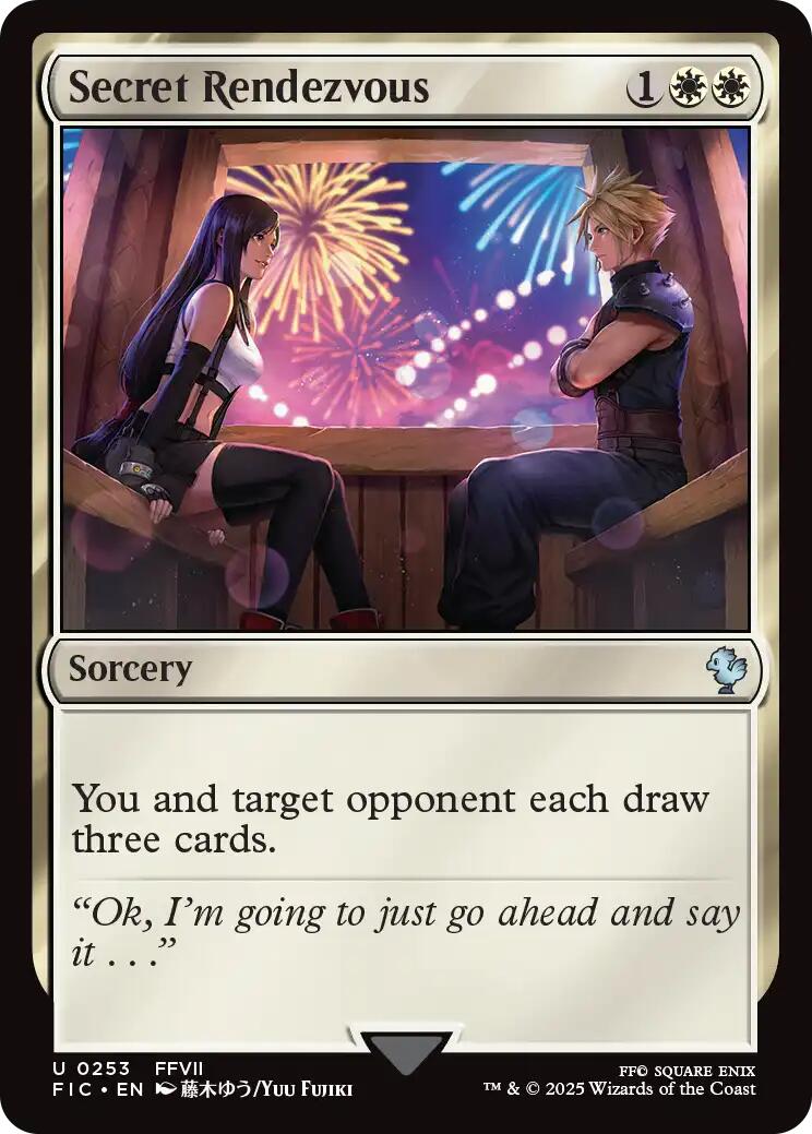 Secret Rendezvous (0253) (Surge Foil) [FINAL FANTASY Commander] | Card Citadel