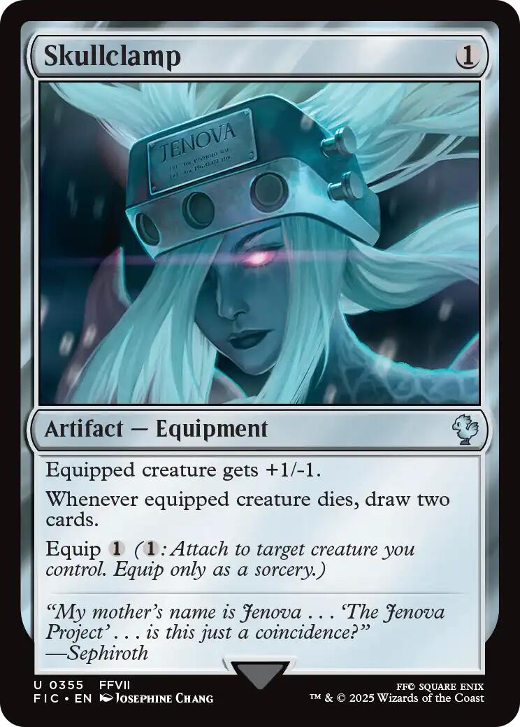 Skullclamp (Surge Foil) [FINAL FANTASY Commander] | Card Citadel