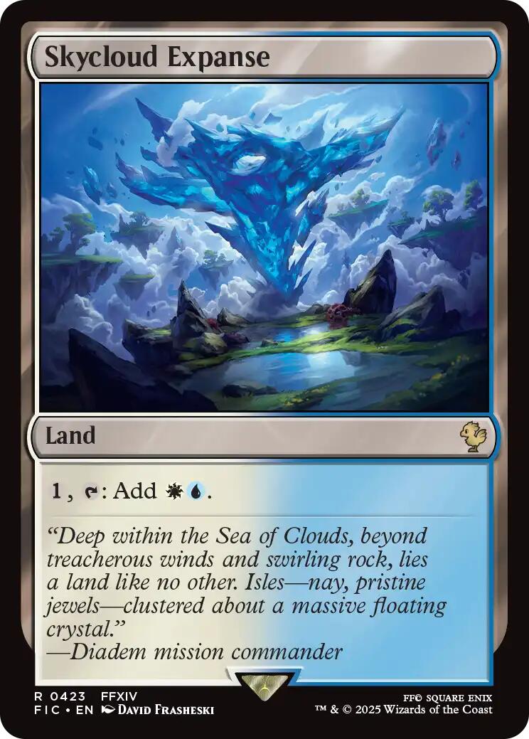 Skycloud Expanse (Surge Foil) [FINAL FANTASY Commander] | Card Citadel