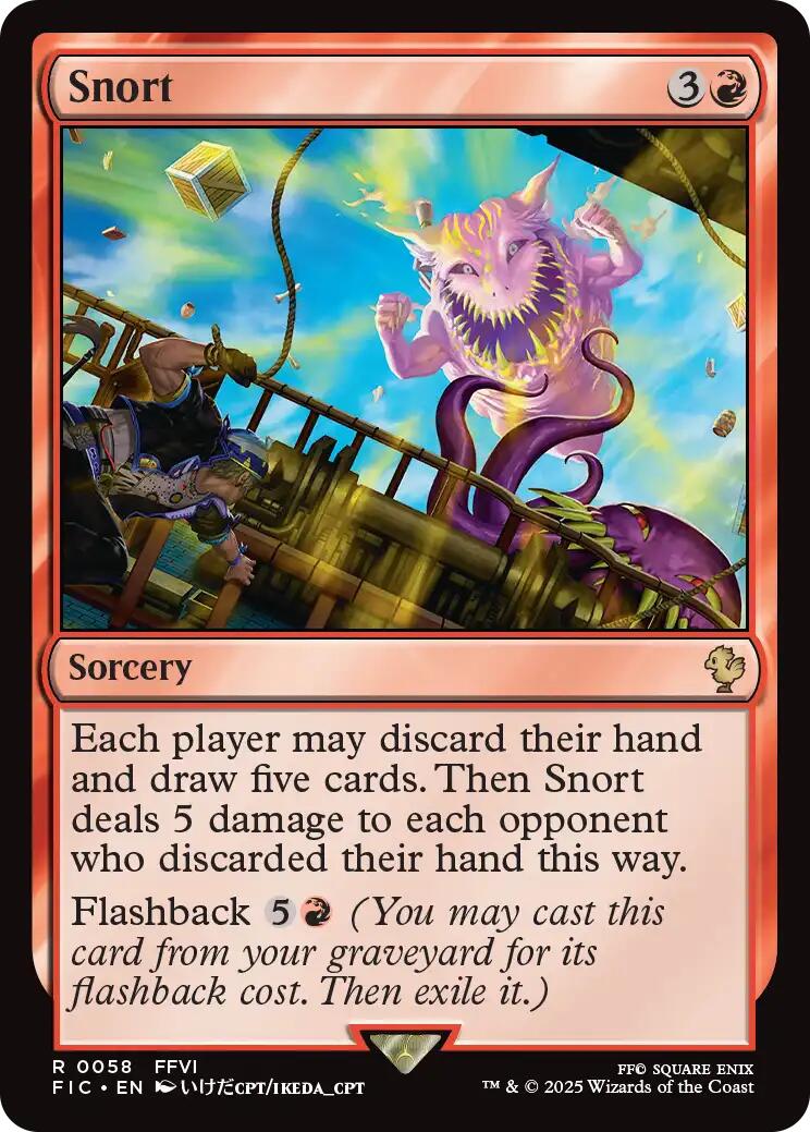 Snort (Surge Foil) [FINAL FANTASY Commander] | Card Citadel
