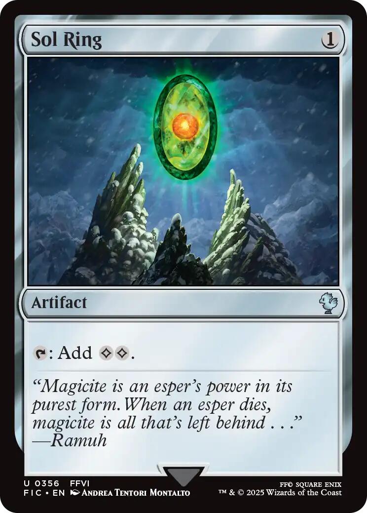 Sol Ring (0356) (Surge Foil) [FINAL FANTASY Commander] | Card Citadel