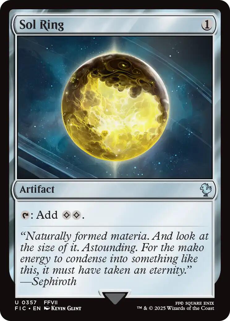 Sol Ring (0357) (Surge Foil) [FINAL FANTASY Commander] | Card Citadel