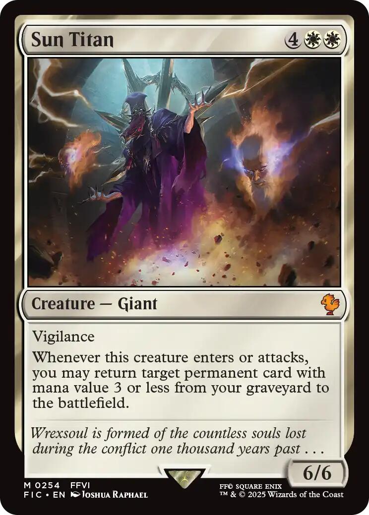 Sun Titan (Surge Foil) [FINAL FANTASY Commander] | Card Citadel