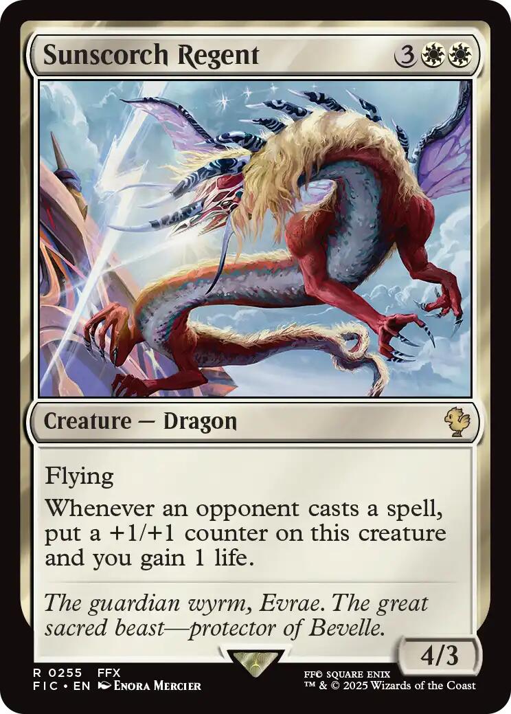 Sunscorch Regent (Surge Foil) [FINAL FANTASY Commander] | Card Citadel