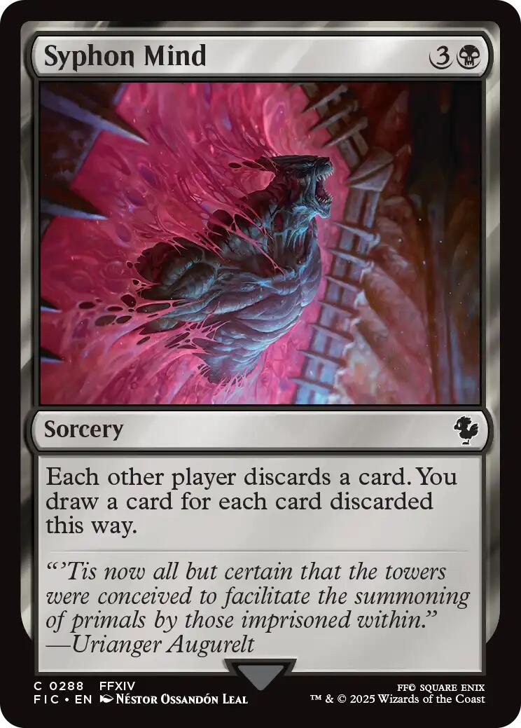 Syphon Mind (Surge Foil) [FINAL FANTASY Commander] | Card Citadel