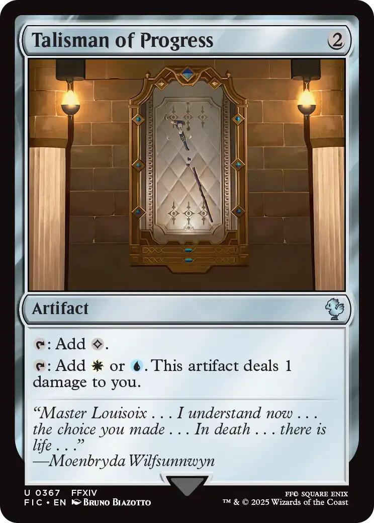 Talisman of Progress (Surge Foil) [FINAL FANTASY Commander] | Card Citadel